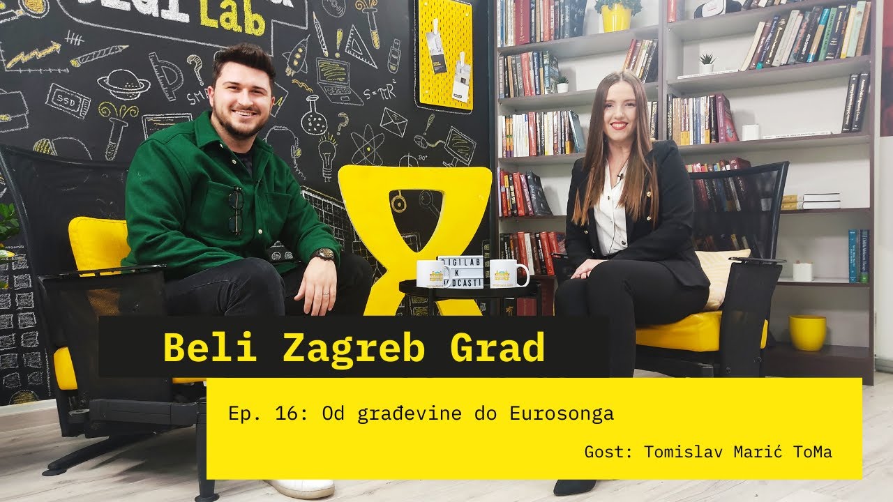 Beli Zagreb Grad podcast #16:  Tomislav Marić ToMa: Od građevine do Eurosonga