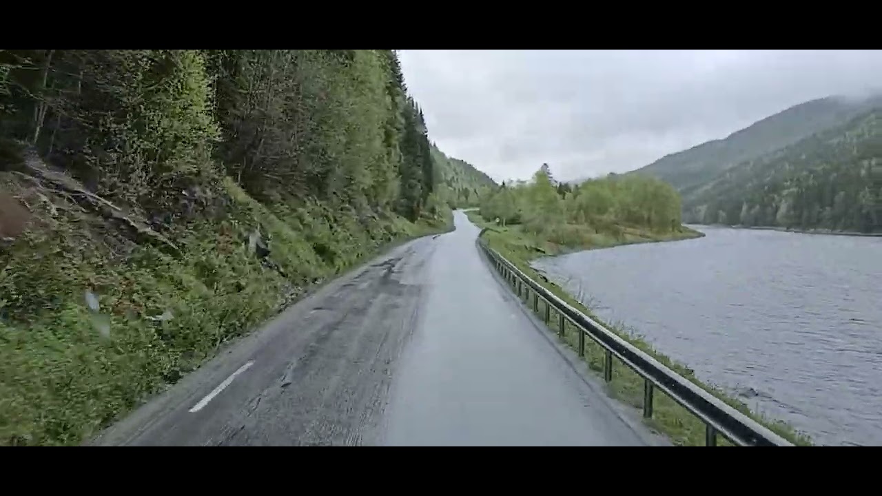 ASMR | Formofoss (N) ➞ Lierne (N) | rv74 | Rainy, Mountain Plateau | 4:12 PM | 53m53s | May 2025