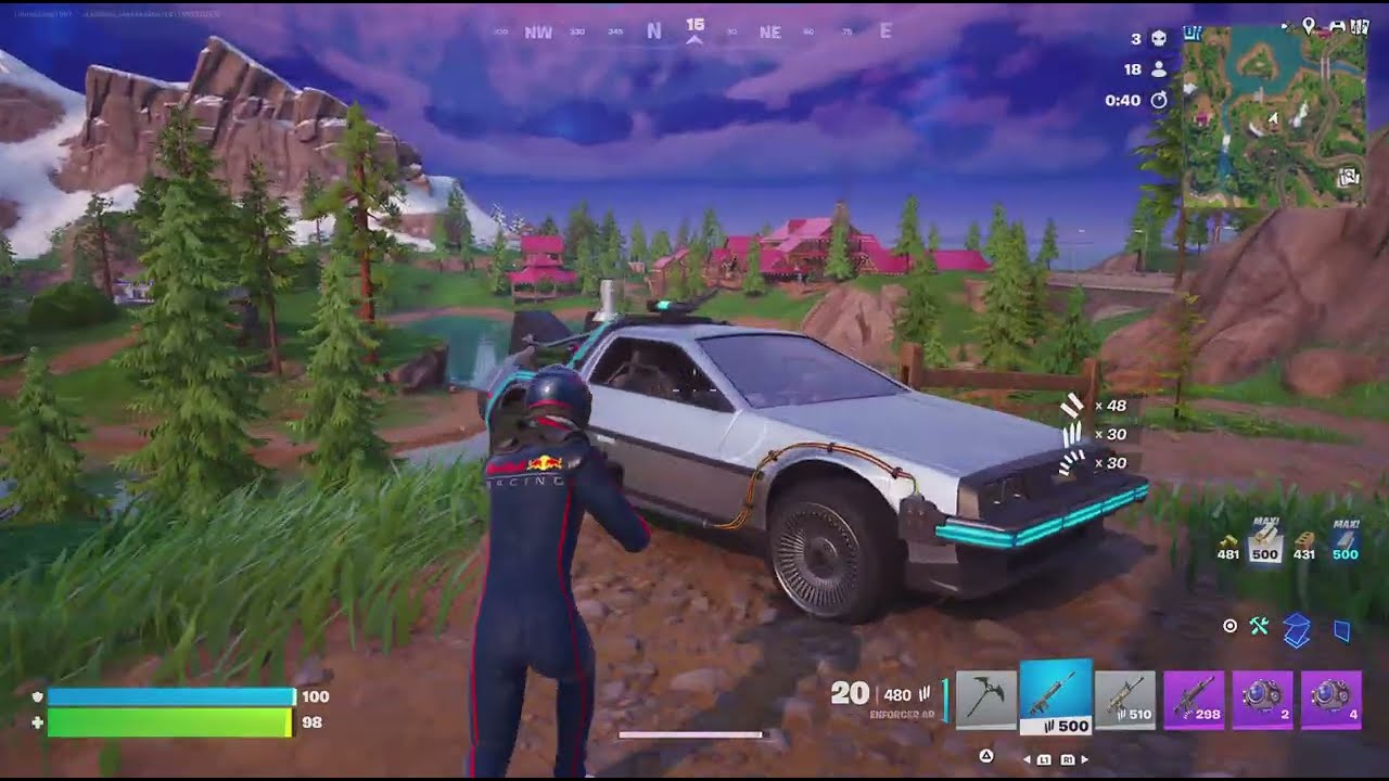 Got a red bull skin and got victory Royale