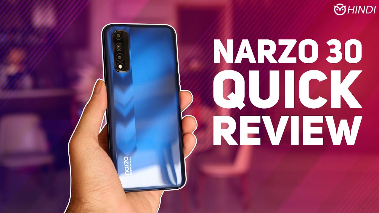 Realme Narzo 30 4G Unboxing, Quick Review | Comparison vs Redmi Note 10 [Hindi]