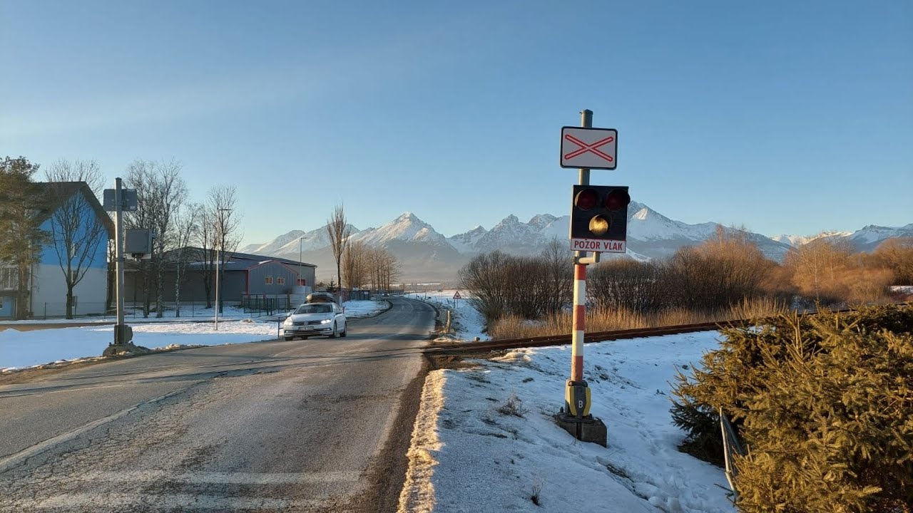 Železničné Priecestie Veľká Lomnica #4 [SP0313] -18.1.2026 / Slovak railroad crossing 