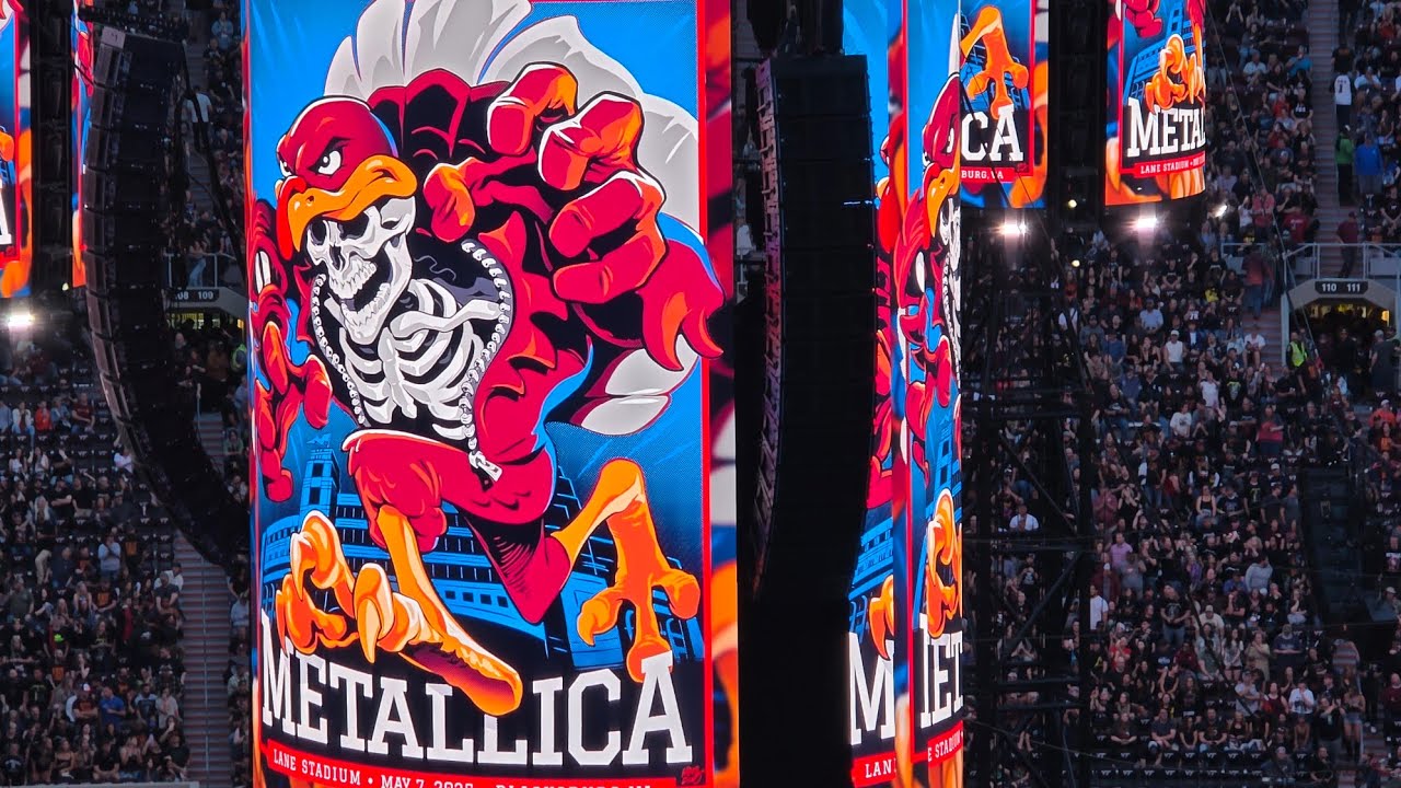 Metallica FULL Show @ Lane Stadium in Blacksburg, Va on 05/07/2025