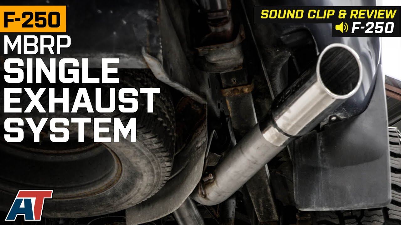 2011-2016 6.2L F-250 MBRP Armor Plus Single Exhaust System Review & Sound Clip