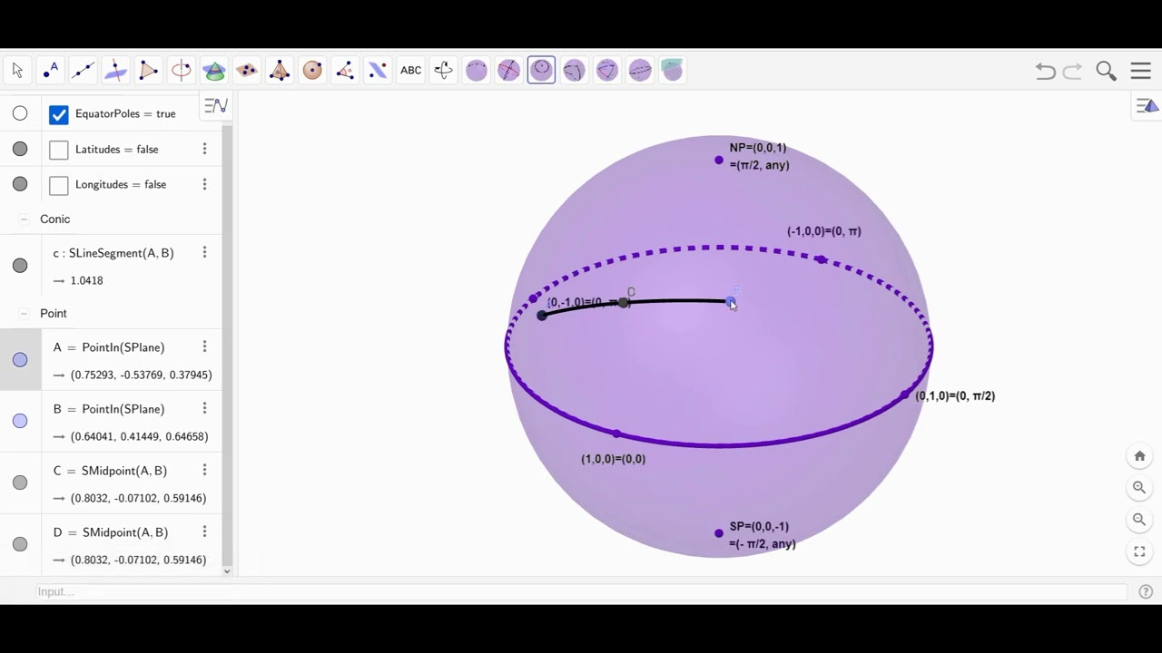 Geometry 3.11 A GeoGebra Environment for Spherical Geometry