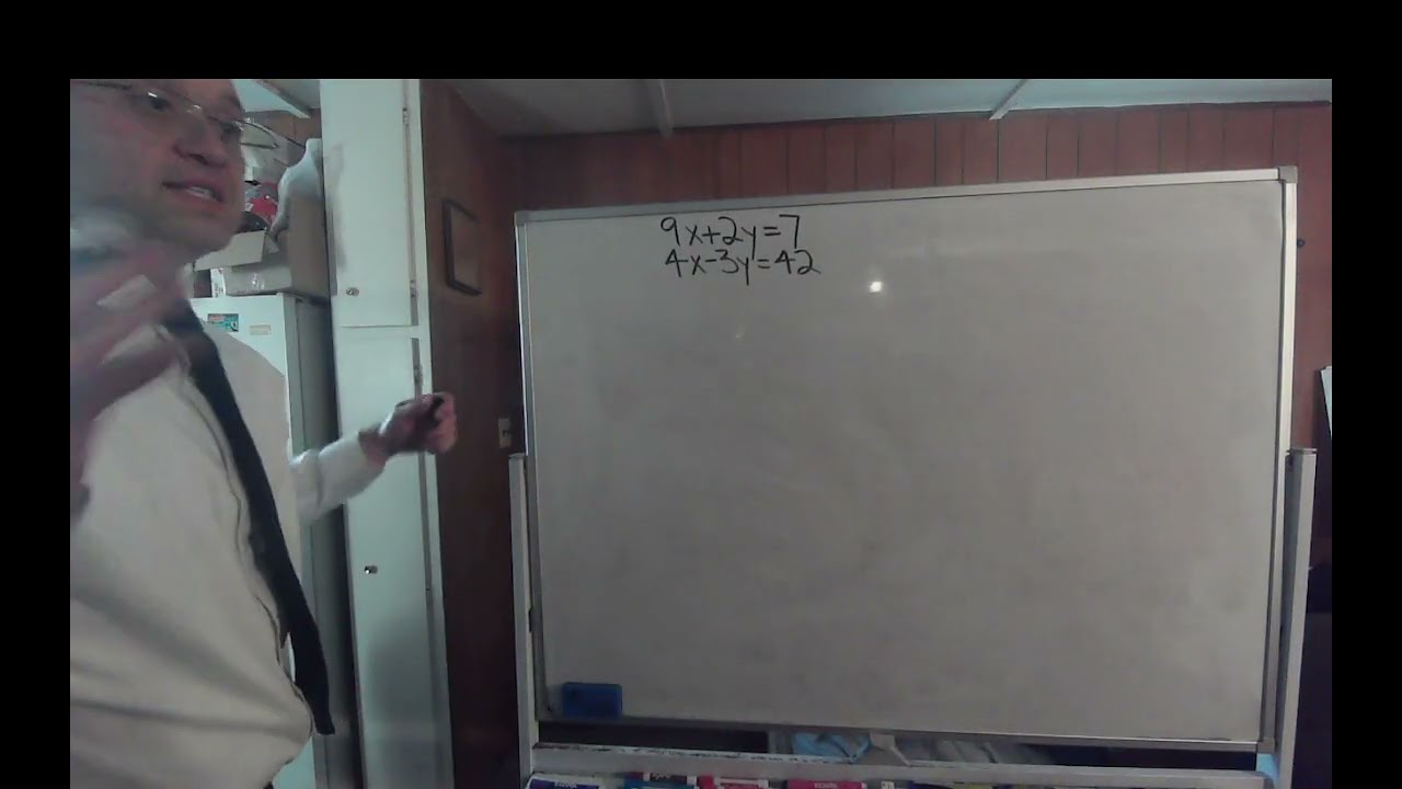 Cramer's Rule: 2 Variable Systems of Equations