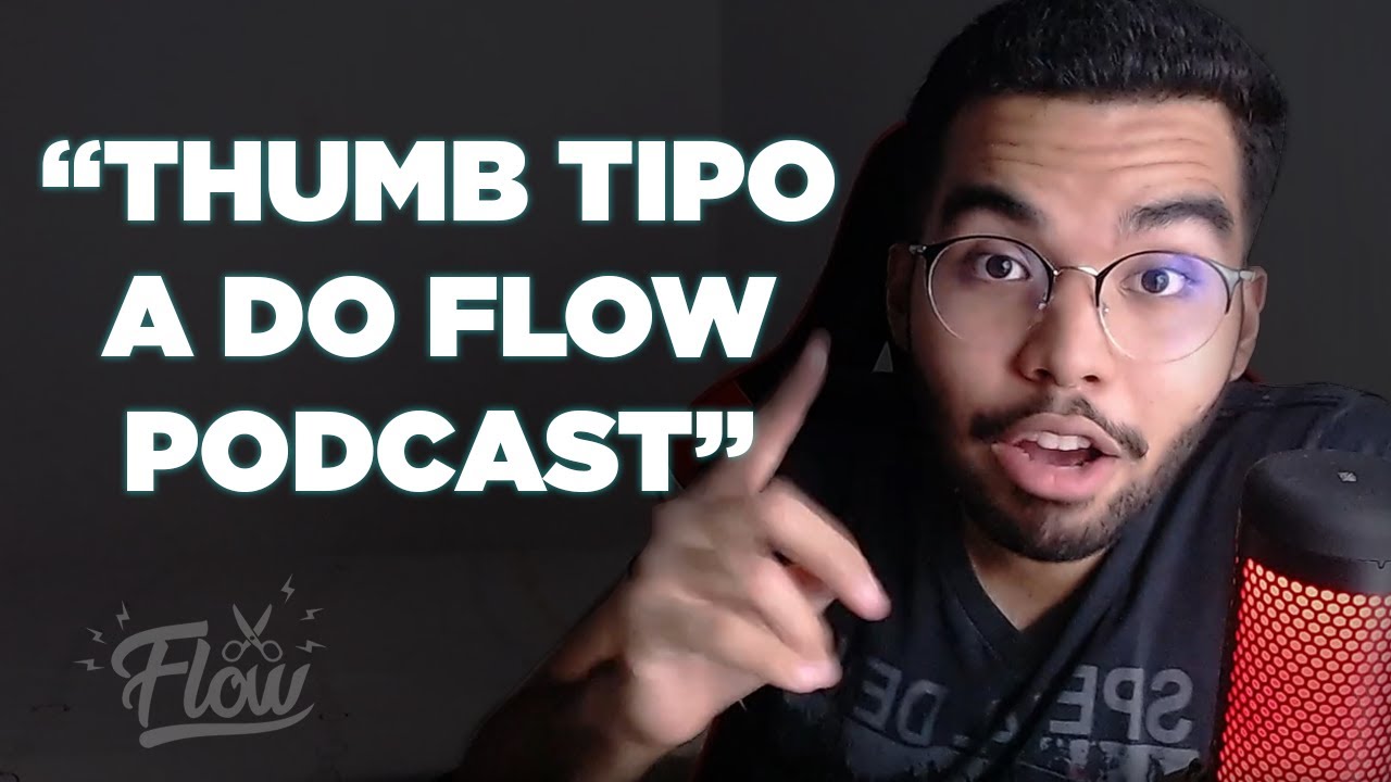Como fazer Thumbnail tipo a do Flow Podcast! (Cortes do Flow)