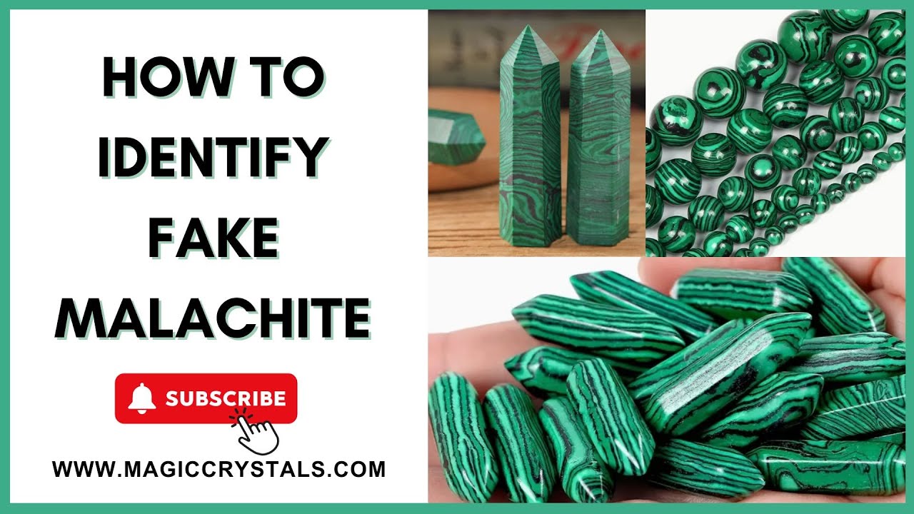 Fake malachite vs real malachite - How to tell if malachite is real - Where to buy real malachite?
