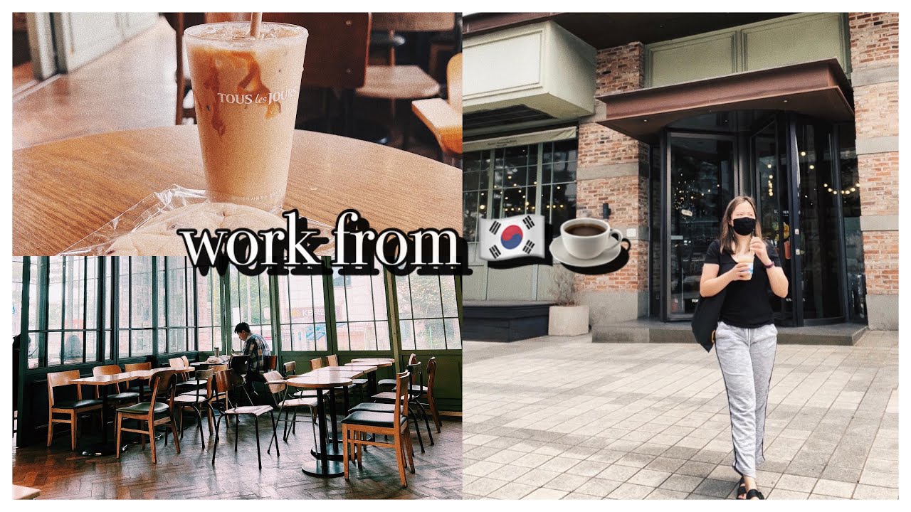 🇰🇷 VLOG: Working at a Cafe in Korea!☕️ office kdrama feels 🥰 | Raych Ramos
