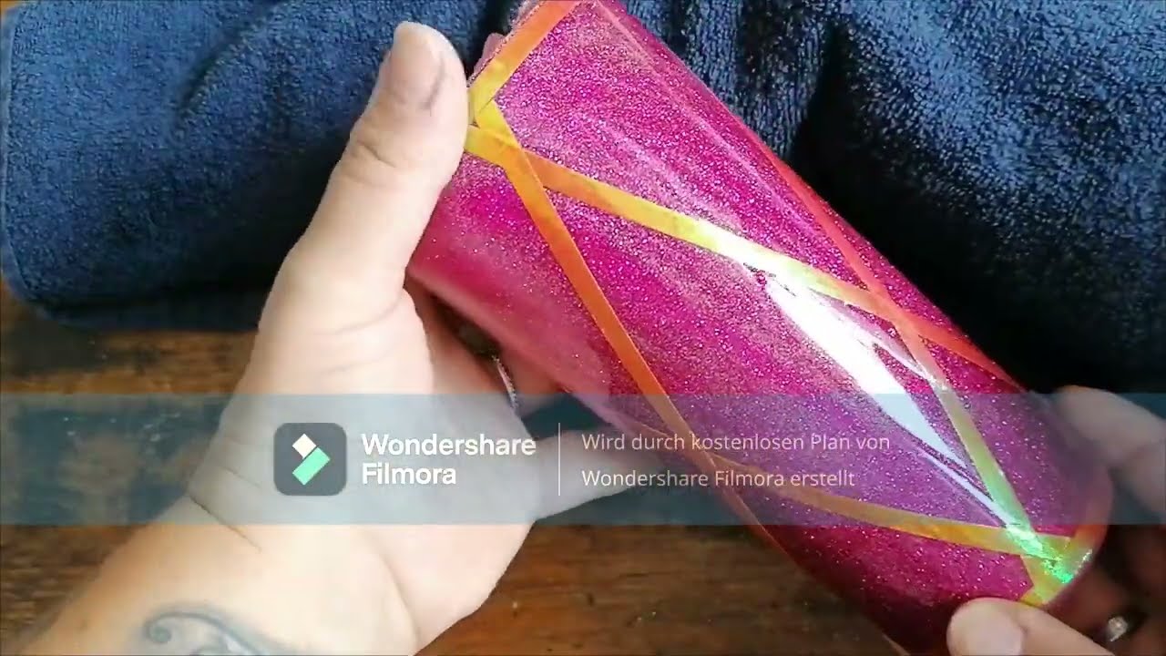 Kaffebecher (Tumbler) mit Epoxidharzselber gestalten ( Part 2)