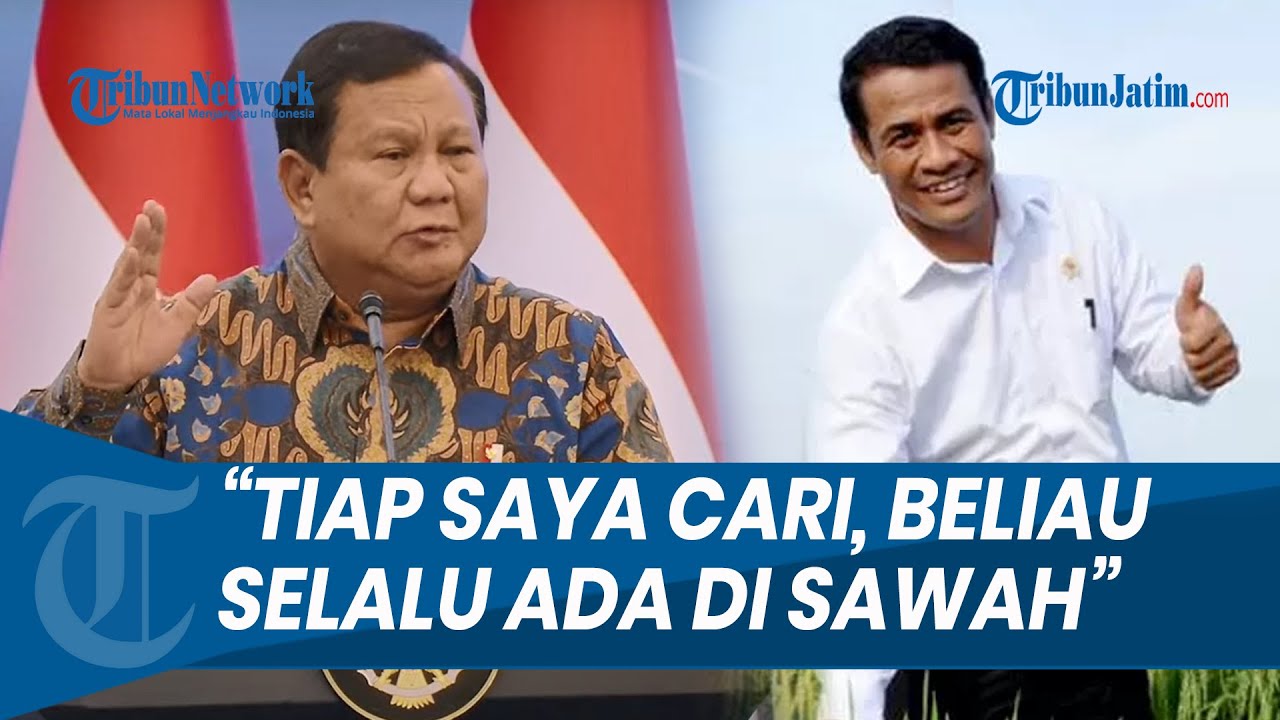 PRABOWO PUJI MENTAN AMRAN! yang Sering ke Sawah: 
