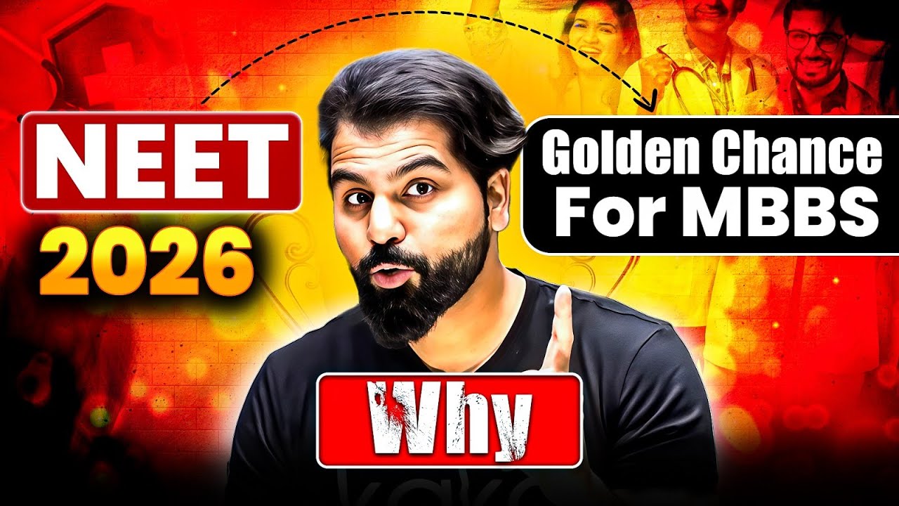 NEET 2026 &ndash; Why This Is the Golden Chance for NEET Aspirants