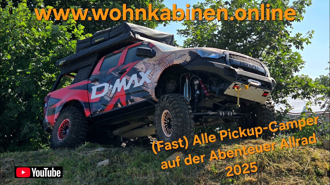 (Fast) alle Pickup Camper auf der Abenteuer Allrad