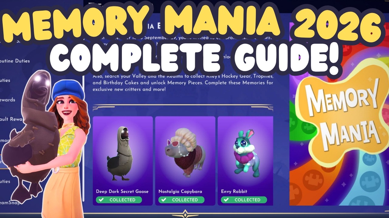 СОБЫТИЕ MEMORY MANIA 2026 | ПОЛНОЕ РУКОВОДСТВО | DISNEY DREAMLIGHT VALLEY