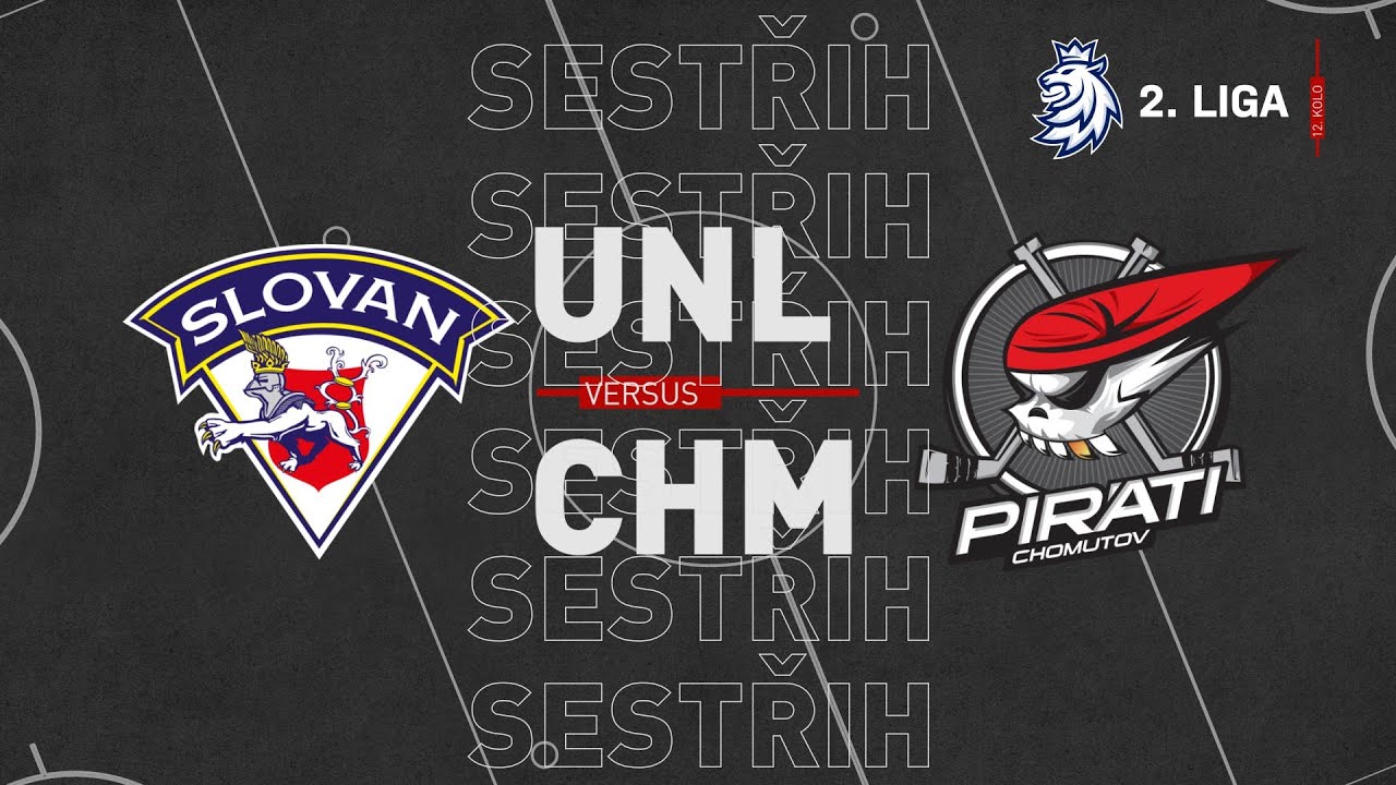 SESTŘIH 12.kolo 2. ligy: HC Slovan Ústí nad Labem - Piráti Chomutov 5:3