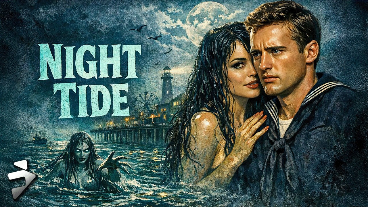 One of Dennis Hopper’s Strangest Films | NIGHT TIDE (1961) | Full Horror Classic Movie