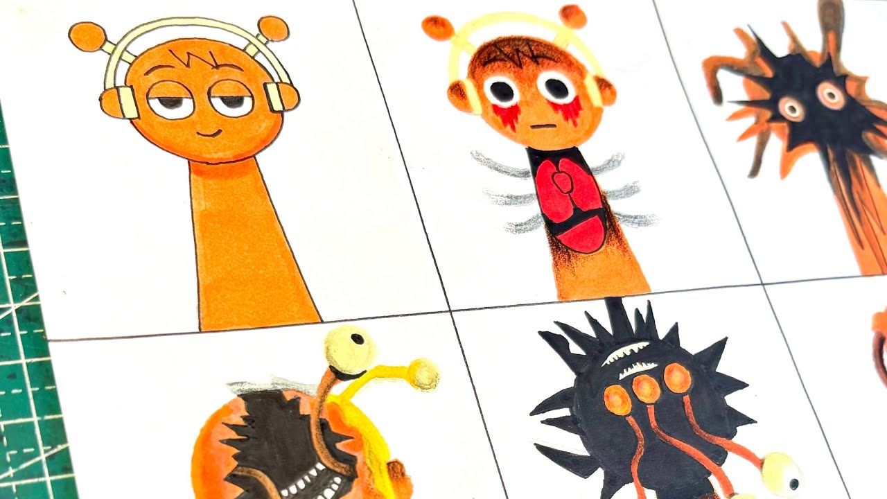 Drawing Incredibox Sprunki (Oren) #sprunki #incredibox #drawing