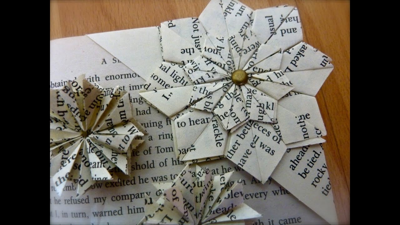DIY Easy Origami Corner Bookmark