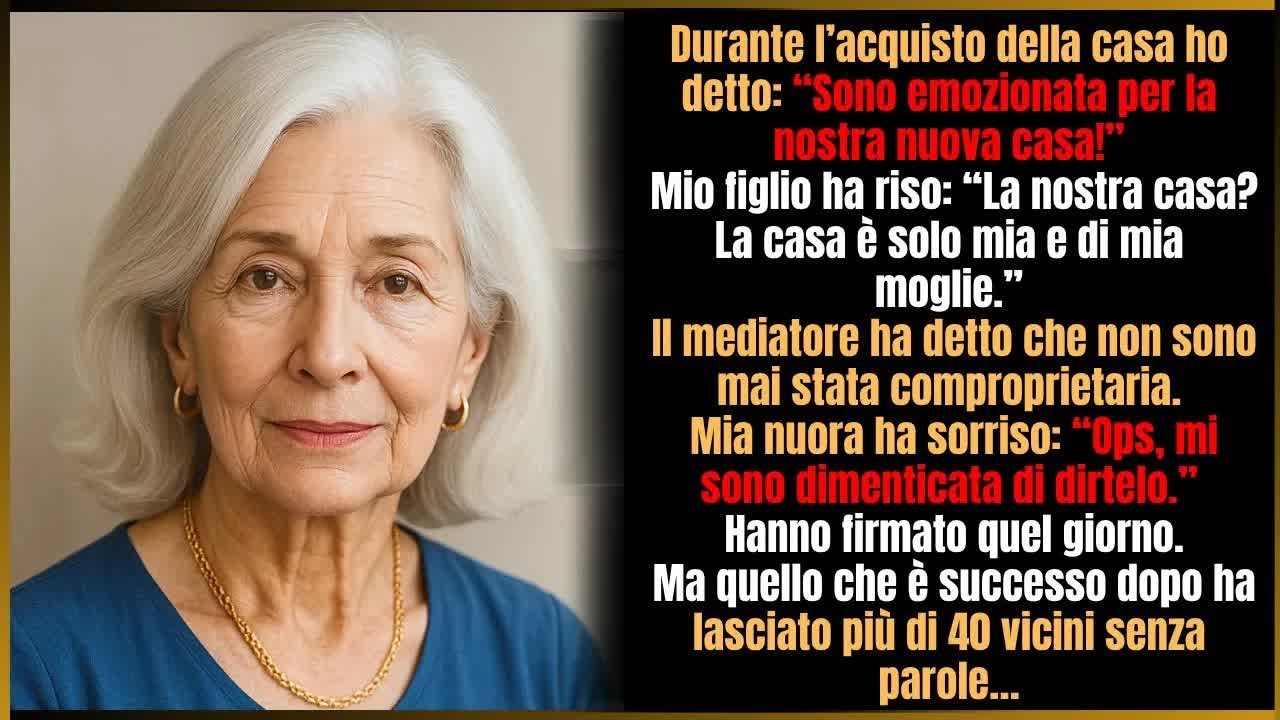 All’acquisto della casa dissi： «Sono emozionata per la nostra nuova casa»  Mio figlio rise：«Nost