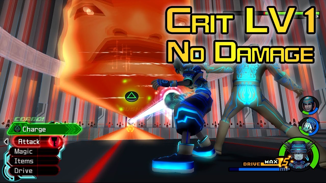 MCP No Damage (Level 1 Critical Mode) - Kingdom Hearts 2 Final Mix