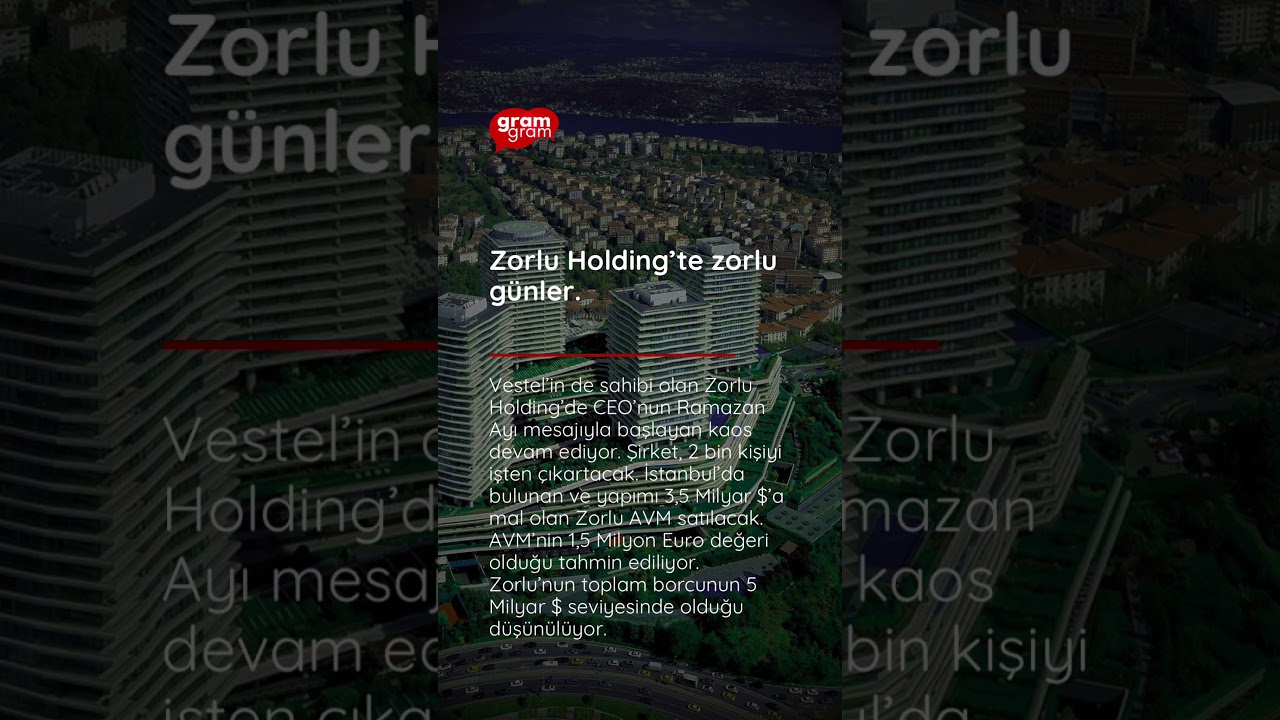 Zorlu Holding&rsquo;te zorlu g&uuml;nler. CEO&rsquo;nun mesajları piyasayı tatmin etmedi.