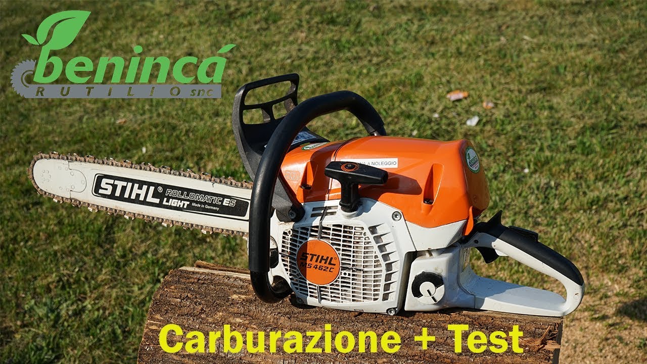 Carburazione + test STIHL MS 462 C-M