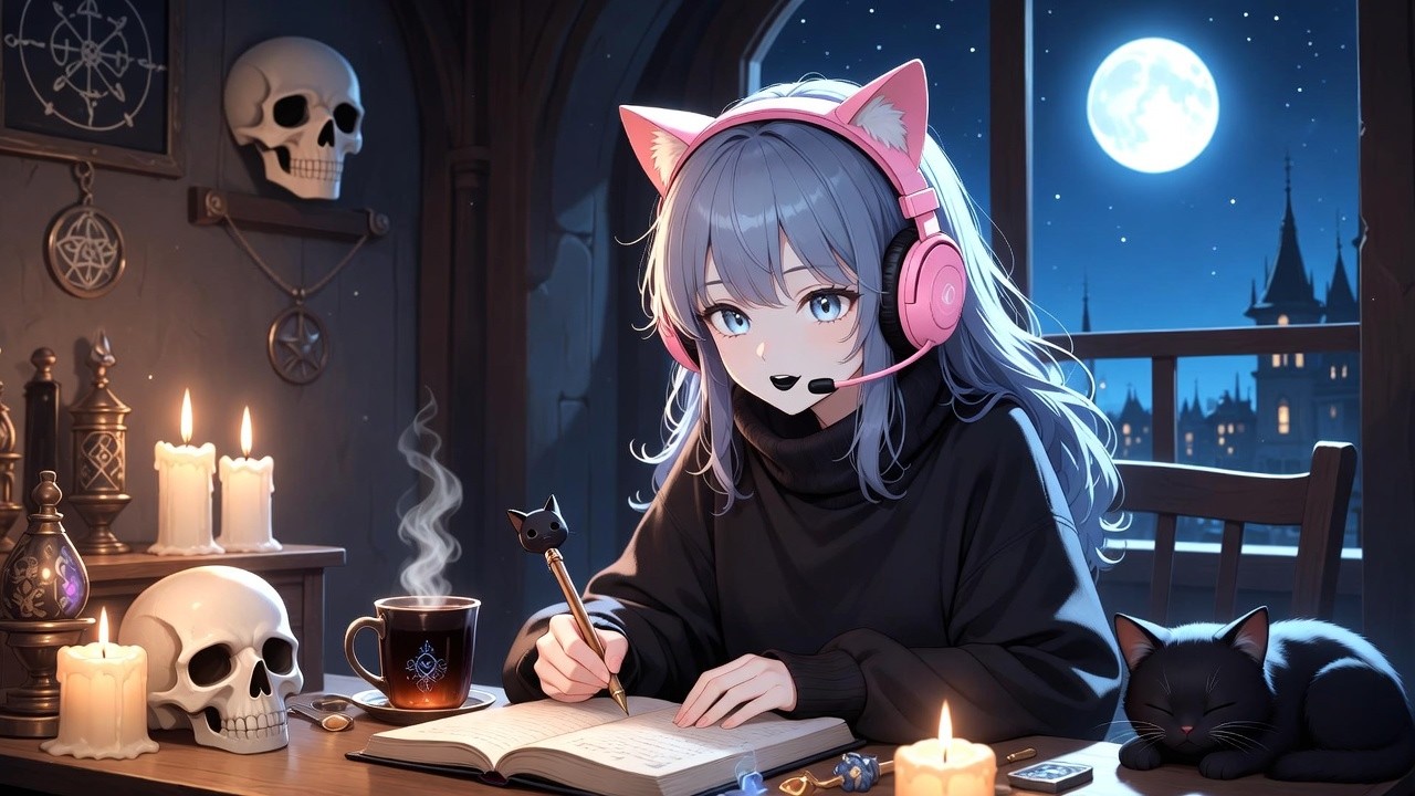 Dark Lofi for Late Night Focus 🌑  Deep Study & Coding 1 Hour