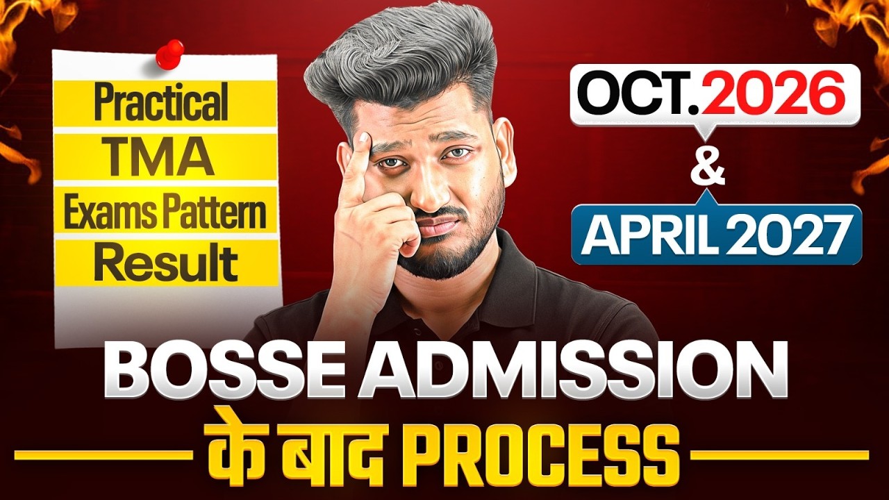 BOSSE Big Update 🔥 October 2026 & April 2027 | TMA, Practical, Result & Full Process