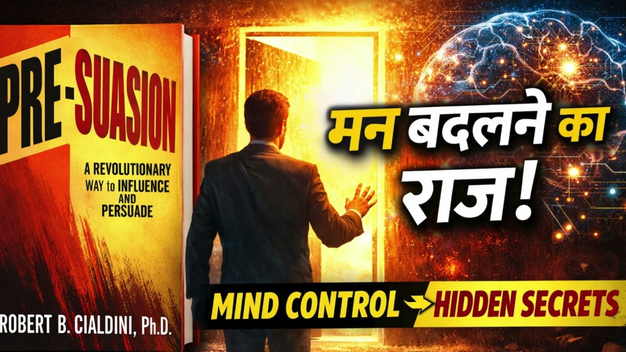 Pre-Suasion Summary Hindi | मन बदलने की साइंस (Robert Cialdini)