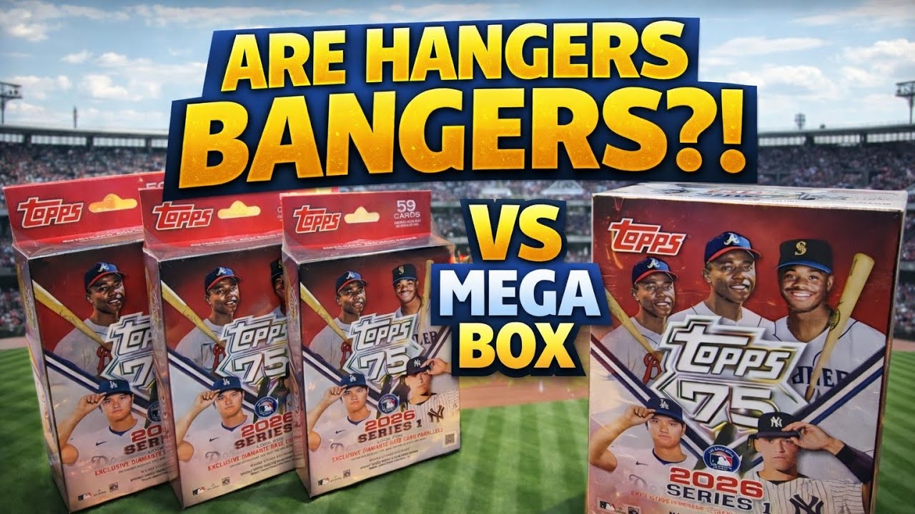 Same price?! Are Hangers Bangers?! Hangers vs Mega Box Showdown 🔥 (2026 Topps Series 1 edition)