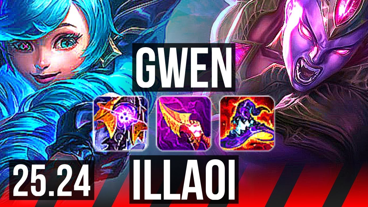 GWEN vs ILLAOI (TOP) | KR Master | 25.24