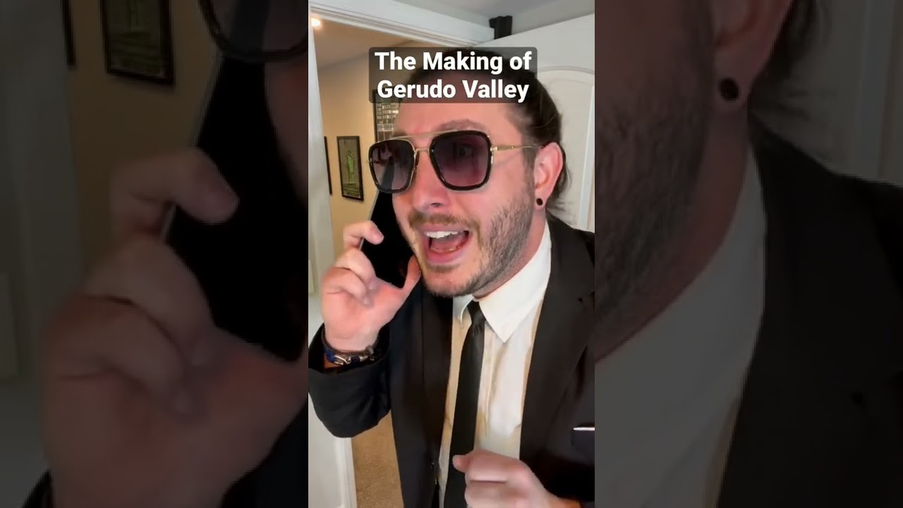 The Making of Gerudo Valley #gerudovalley #thelegendofzelda #ocarinaoftime #link #zelda