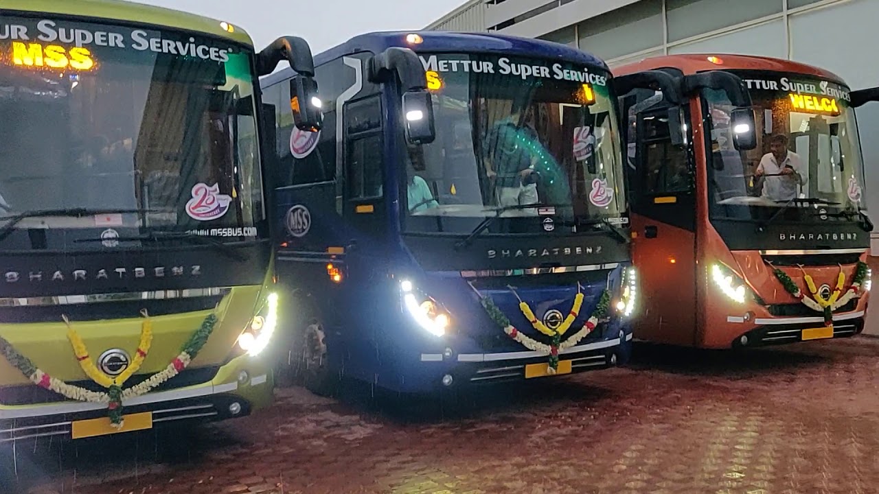 mSs New Bharat Benz Bus Delivery @ KUN Trucking, Chennai