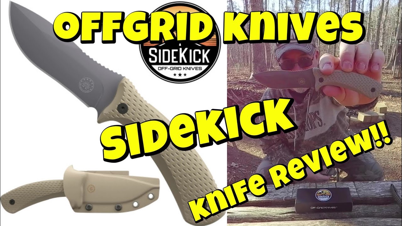OffGrid Knives SideKick Knife Review!! #offgridknives offgridkivessidekick