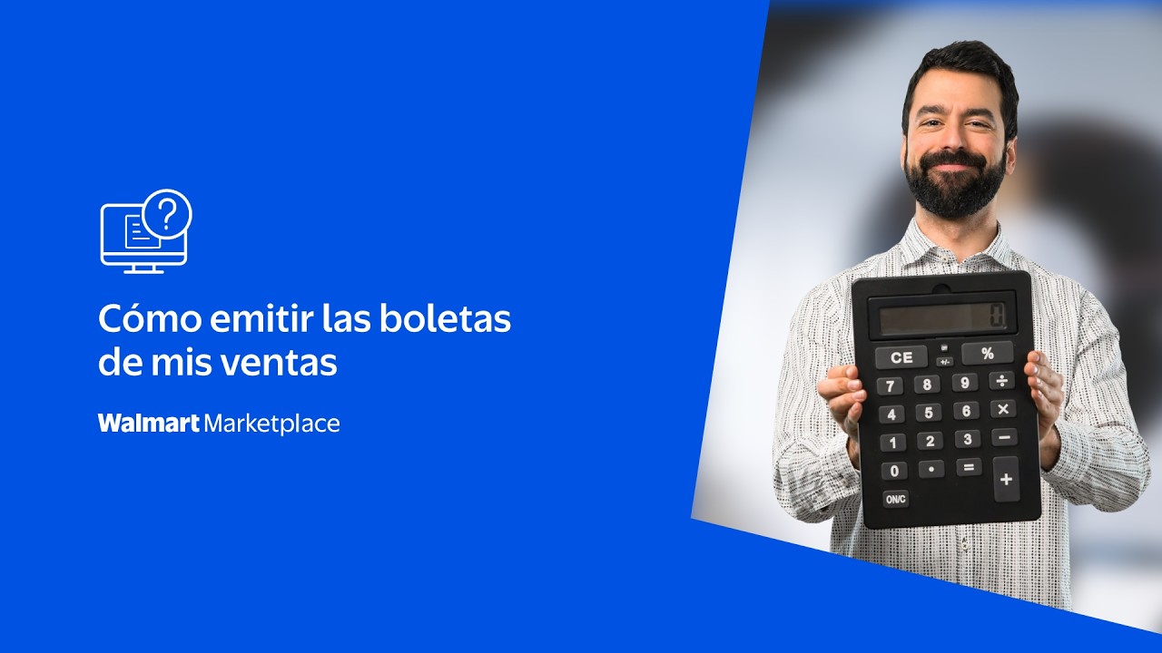 Cómo emitir las boletas de mis ventas