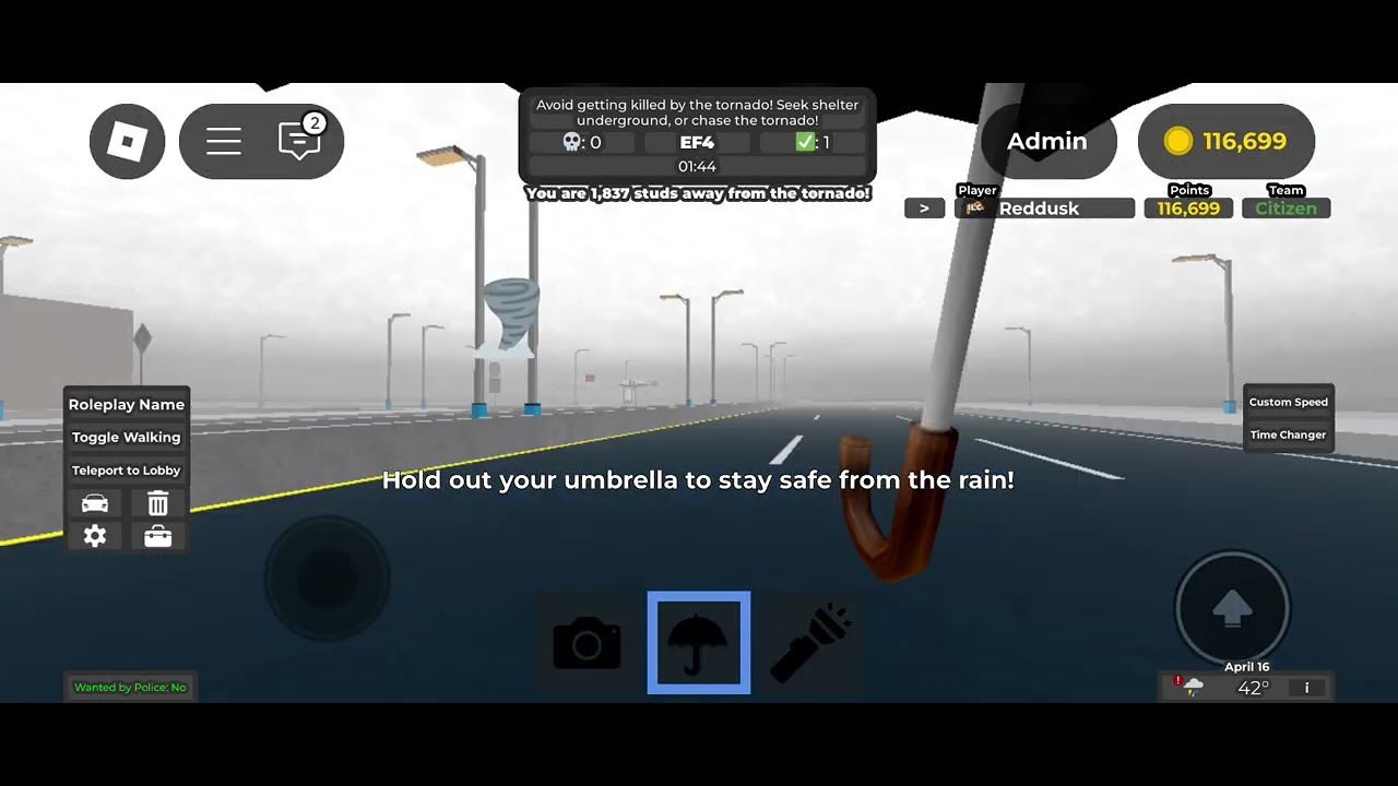 Railway Province: Tornado event on Roblox