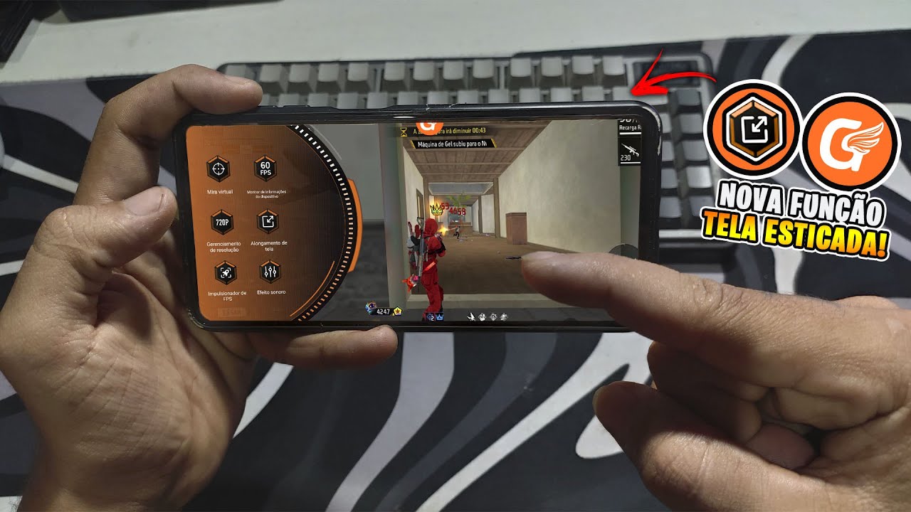 COMO FAZER TELA ESTICADA NO GG GAME SPACE DO JEITO CERTO - RESOLUÇÃO E DPI EM QUALQUER CELULAR