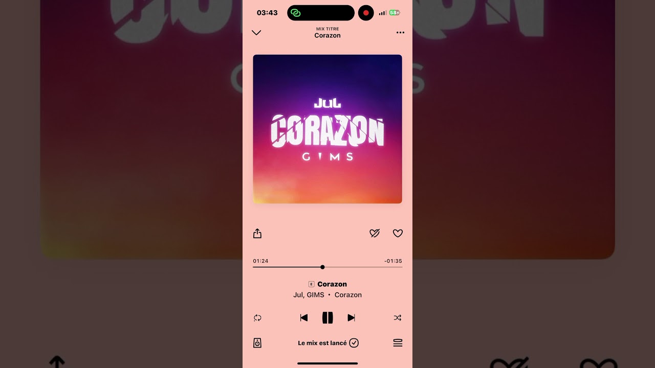 Gims ft Jul - Corazon ( Deezer music )