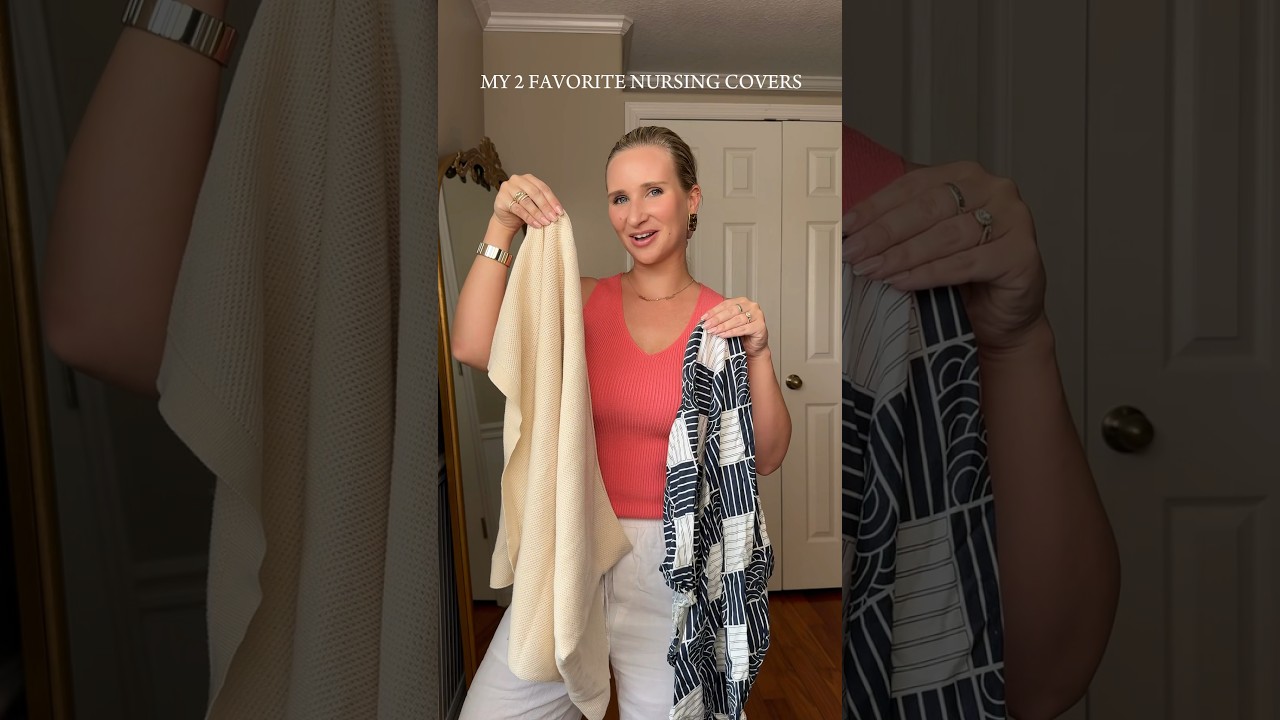 My 2 favorite nursing covers from Amazon #amazonfinds #momlife #momstyle #breastfeeding #ebf