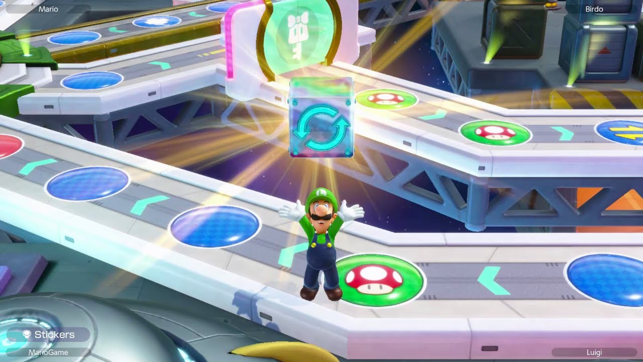 Mario Party Superstars | Luigi vs Birdo vs Rosalina vs Mario #510 Turns 15 (Player 1)‎‎