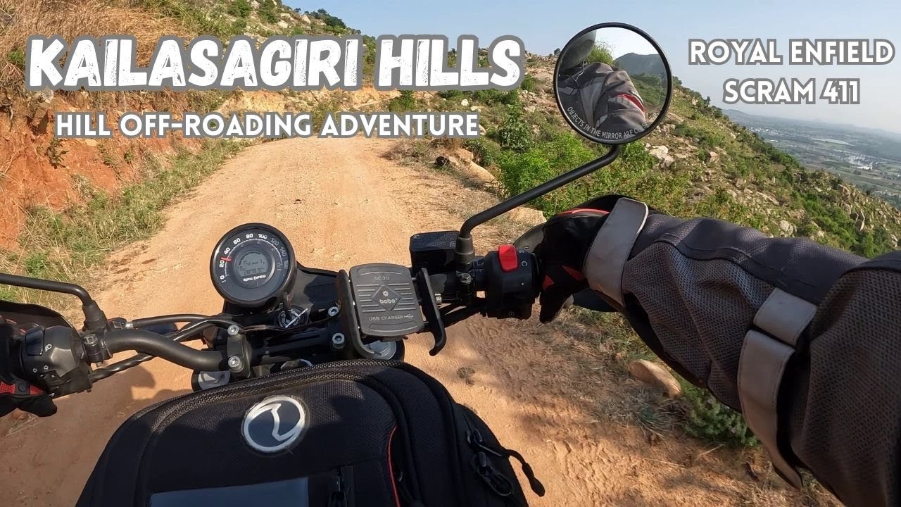 Kailasagiri Hills - Raw Off-Roading Adventure | RE Scram 411| Hill Off-Roading Near Bangalore