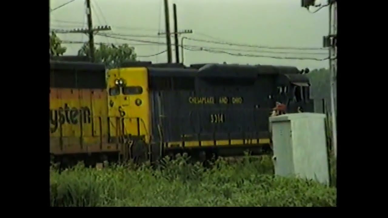 DOLTON JCT. JUNE 27, 1982. HIGHER ATTENDANCE THAN THE '82 CUBS! JUST ASK LEE ELIA! CONRAIL, CHESSIE!