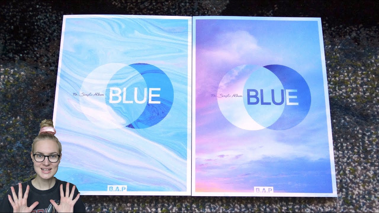 Unboxing B.A.P 비에이피 7th Korean Single Album BLUE (Both A & B Edition)