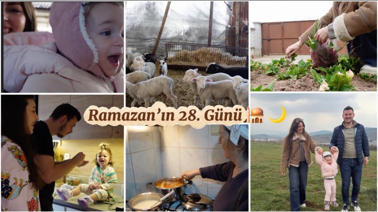 RAMAZAN’DA HER GÜNE BİR VLOG (28/29) | Eşimin köyüne gidiyoruz, Kızımın koyunlarla tanışması 😊