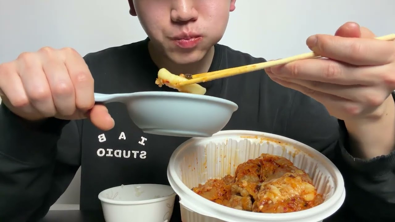 김피탕(김치피자탕수육) 먹방 준비했습니다! Mukbang ASMR