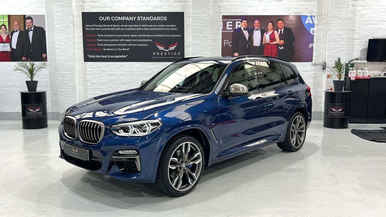 BMW X 3 M40d Auto Phytonic Blue M Sport Plus Pack Technology Pack Comfort Pact 21” 718M Alloys
