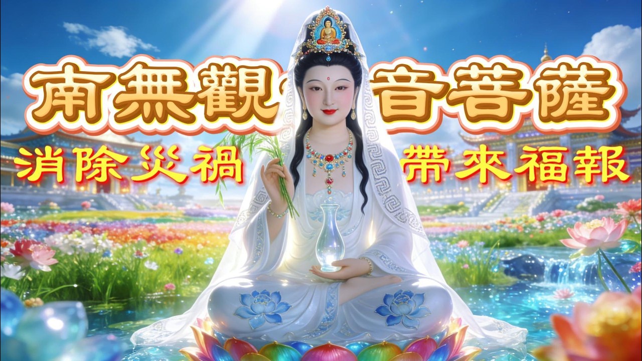 【慈聲佛號】南無觀世音菩薩 南無阿彌陀佛 循環佛號唱誦 深度禪修療愈 | Guanyin & Amitabha Compassion Mantra
