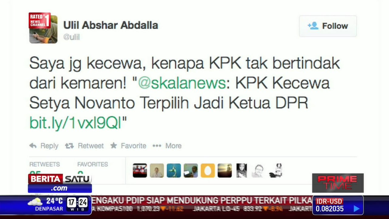Giliran Setya Novanto Jadi Trending Topic