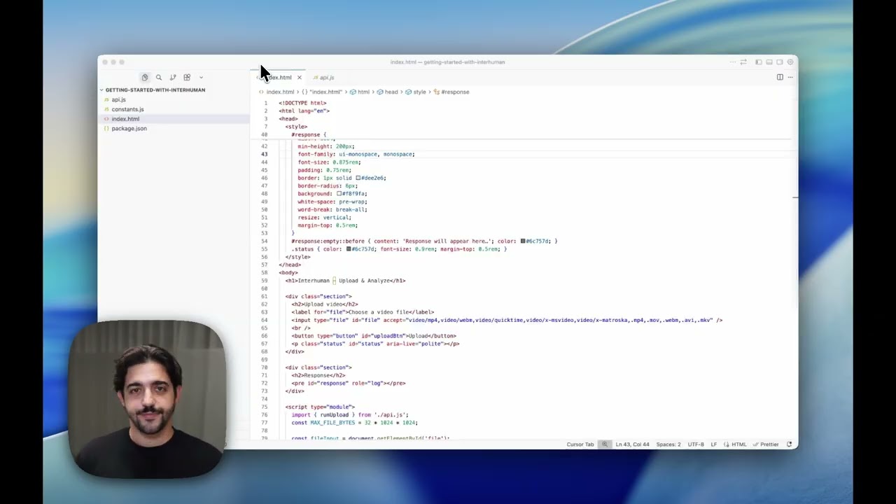 Interhuman AI  - Getting Started with the Post Processing API