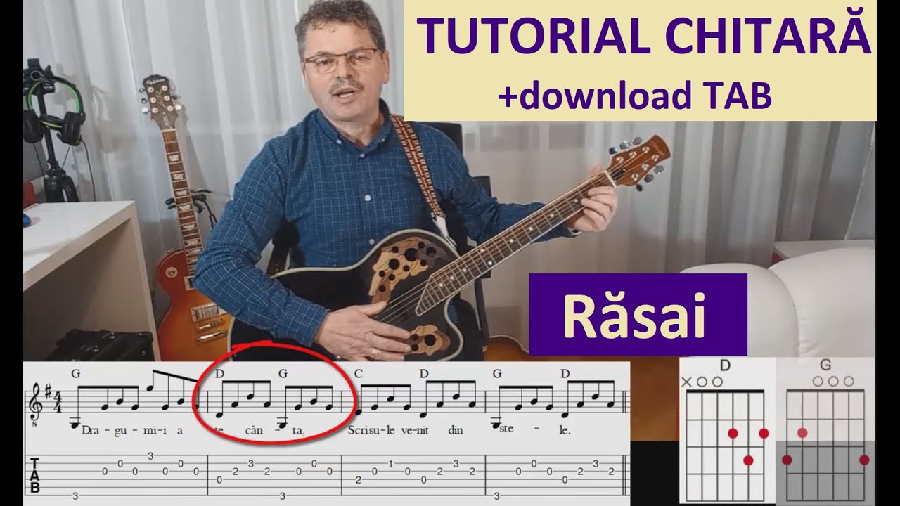 Lectii de chitara pentru incepatori | Rasai+ download TAB