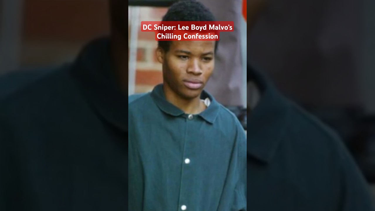 DC Sniper: Lee Boyd Malvo's Chilling Confession 🥶🫢 #shorts #viralvideo #dcsniper #horror #scary